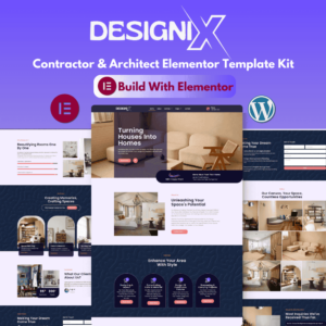 DesigniX-Interior Design Elementor Template Kit