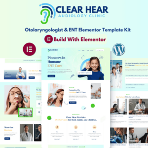 Clear Hear-Otolaryngologist & ENT Elementor Template Kit